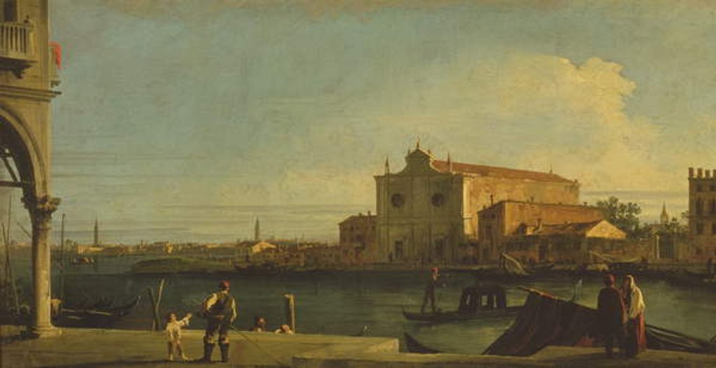 Detail of The Church of S. Giovanni dei Battuti, Murano by (1697-1768) Canaletto