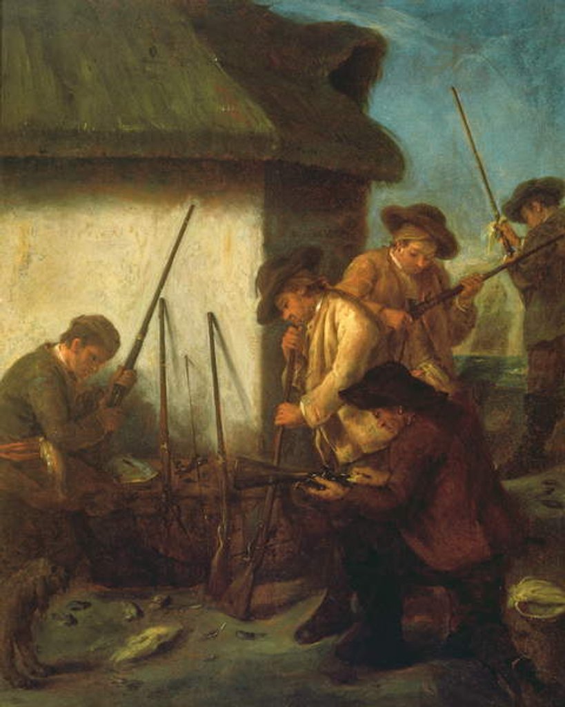 Detail of Preparing the Guns by Pietro Longhi