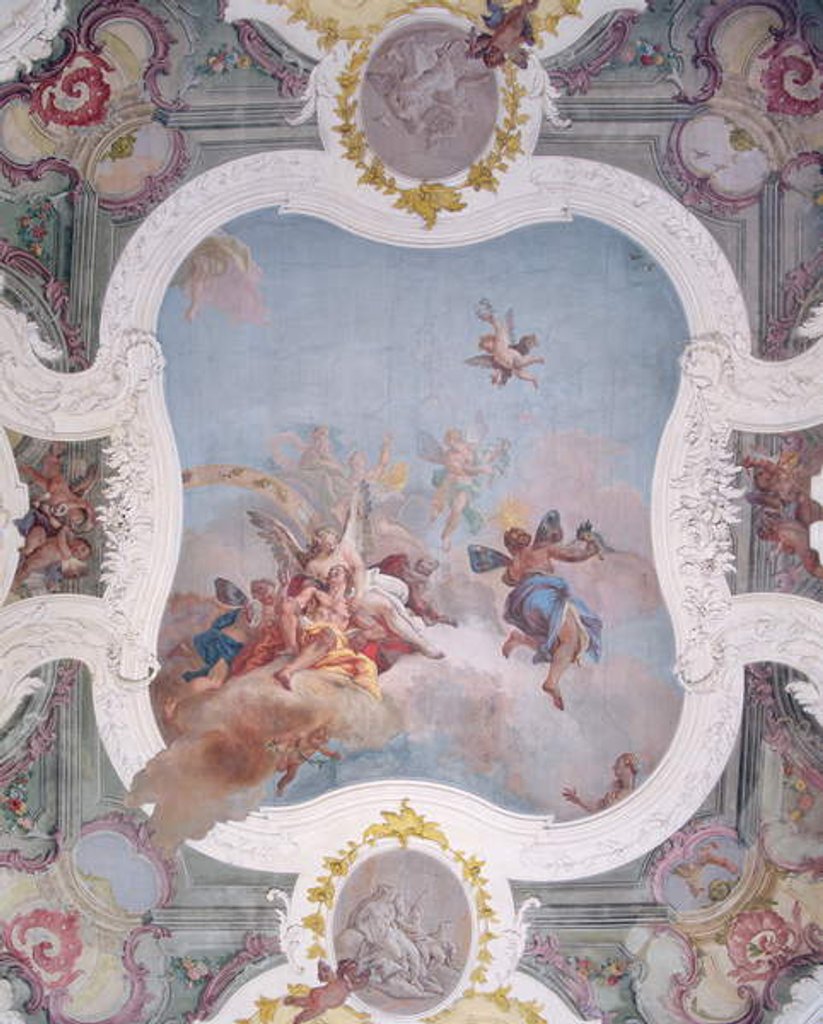 Detail of Mythological Scene with the Zodiac by Italian School