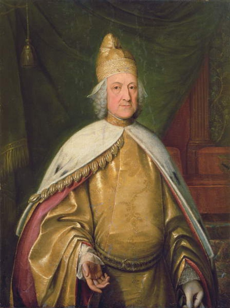 Detail of Portrait of a Doge by Rosalba Giovanna Carriera