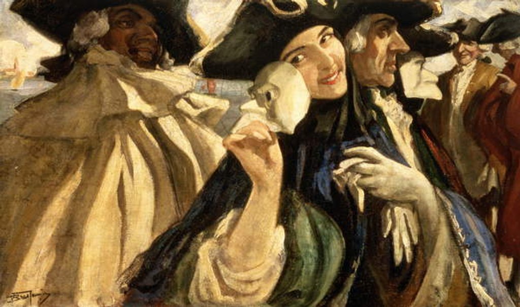 Detail of Masks by Vittorio Bressanin