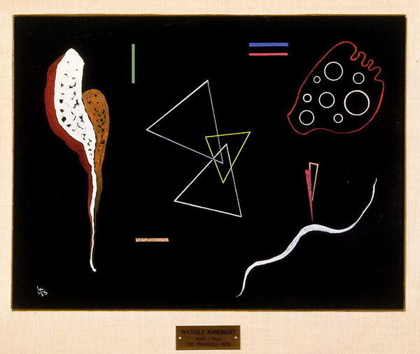 Detail of Three Triangles, 1938 by Wassily Kandinsky