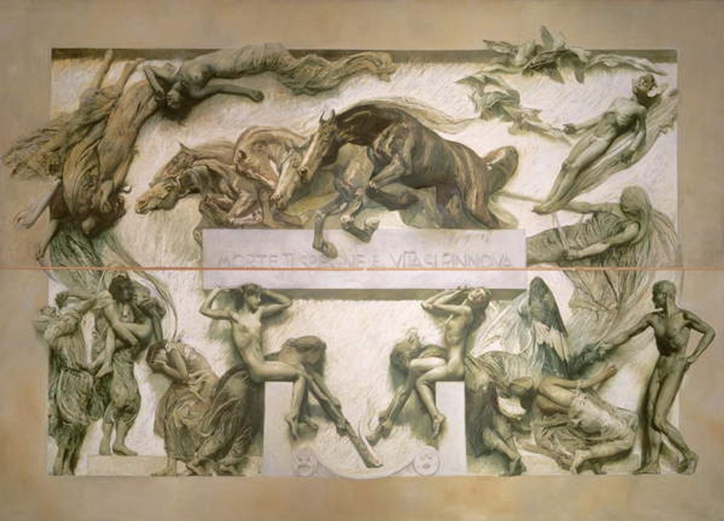 Detail of Death by Giulio Aristide Sartorio