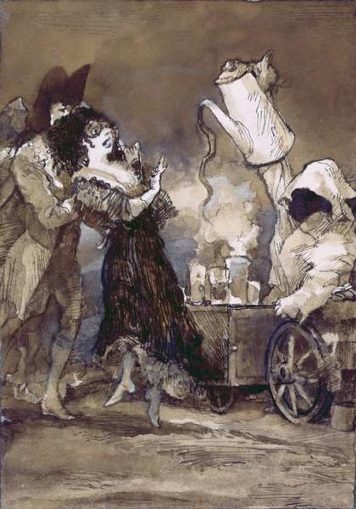 Detail of Cafe con leche caliente by George Adamson