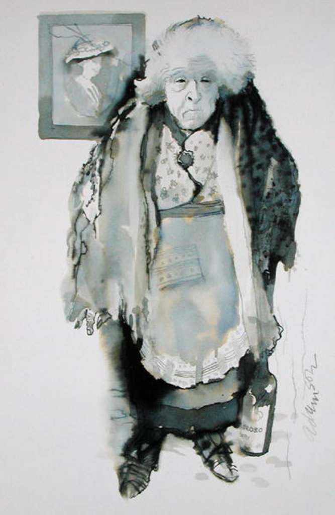 Detail of Margaret: They ought to do something, 1969 by George Adamson