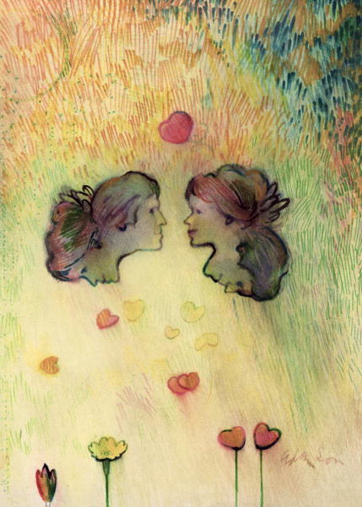 Detail of Valentine's Day, 1984 by George Adamson