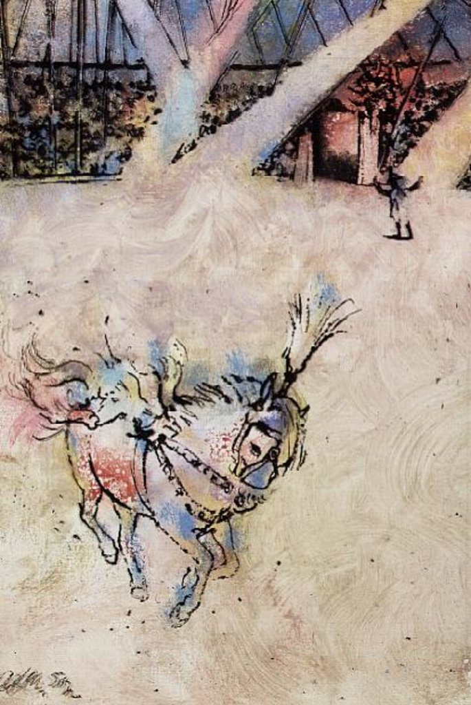 Detail of Circus Horse,. by George Adamson