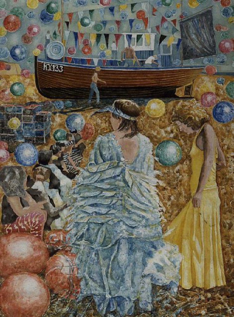 Detail of Fisherman's Carnival, Hastings by Gareth Lloyd Ball