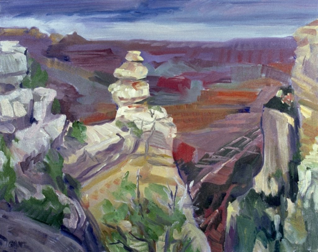 Detail of Famous Rock, Grand Canyon, 2000 by Howard Ganz
