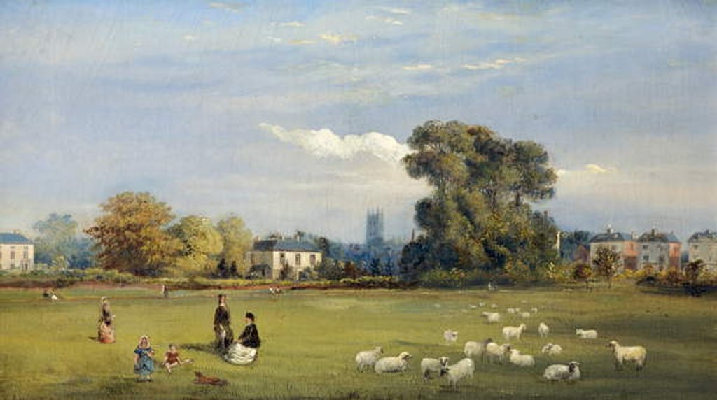 Detail of Spa Grounds, Gloucester, c.1875 by Edward Smith