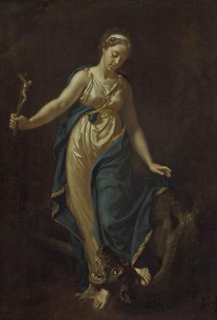 Detail of St. Margaret and the Dragon, 1714 by Adriaan van der Werff