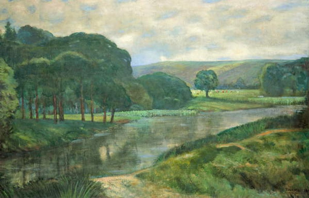 Detail of The Upper Severn, c.1939 by Alfred Thornton