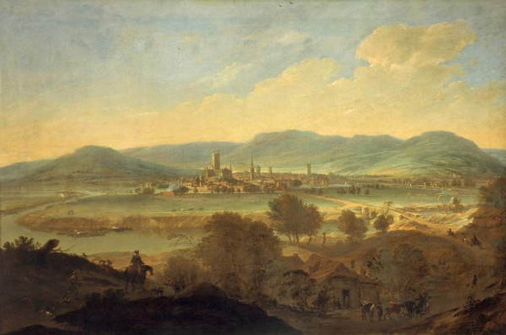Detail of View of Gloucester from the North West, c.1675-85 by Johannes Vorsterman