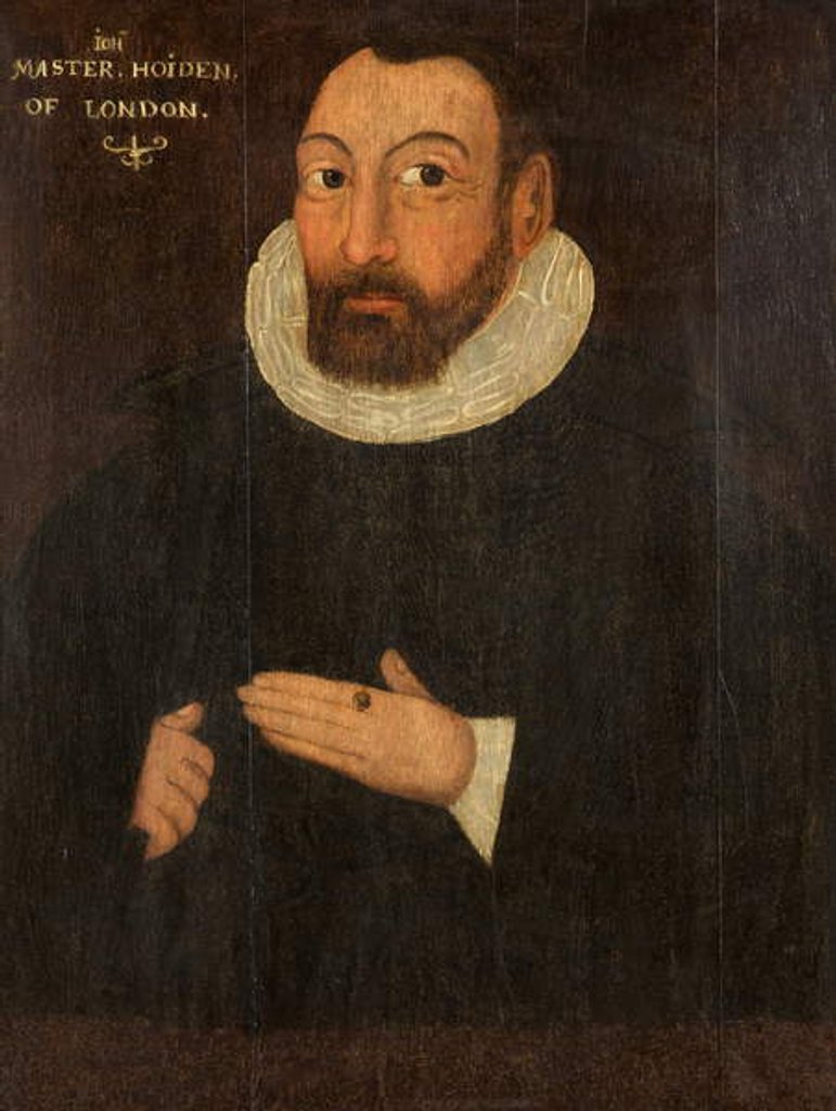 Detail of John Heydon, c.1605 by English School
