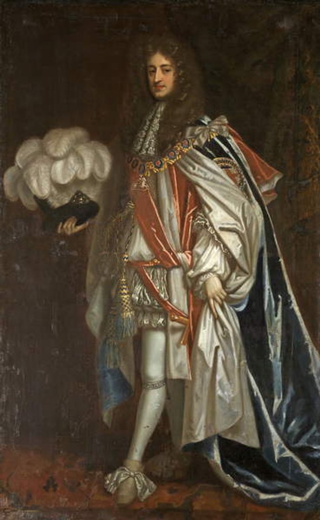 Detail of Henry Duke of Beaufort by Godfrey Kneller