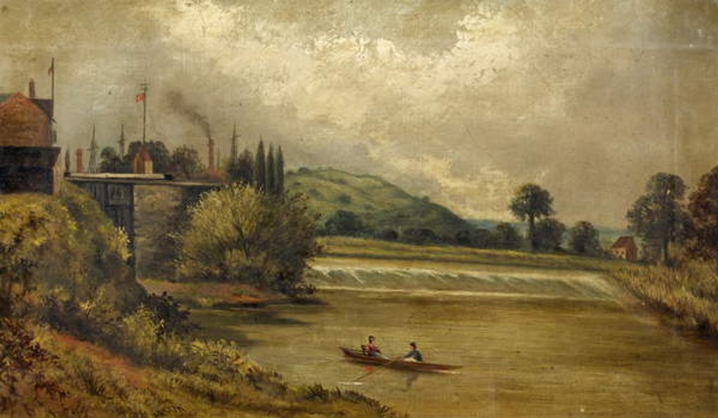 Detail of Llanthony Weir Gloucester, 1850-1900 by English School