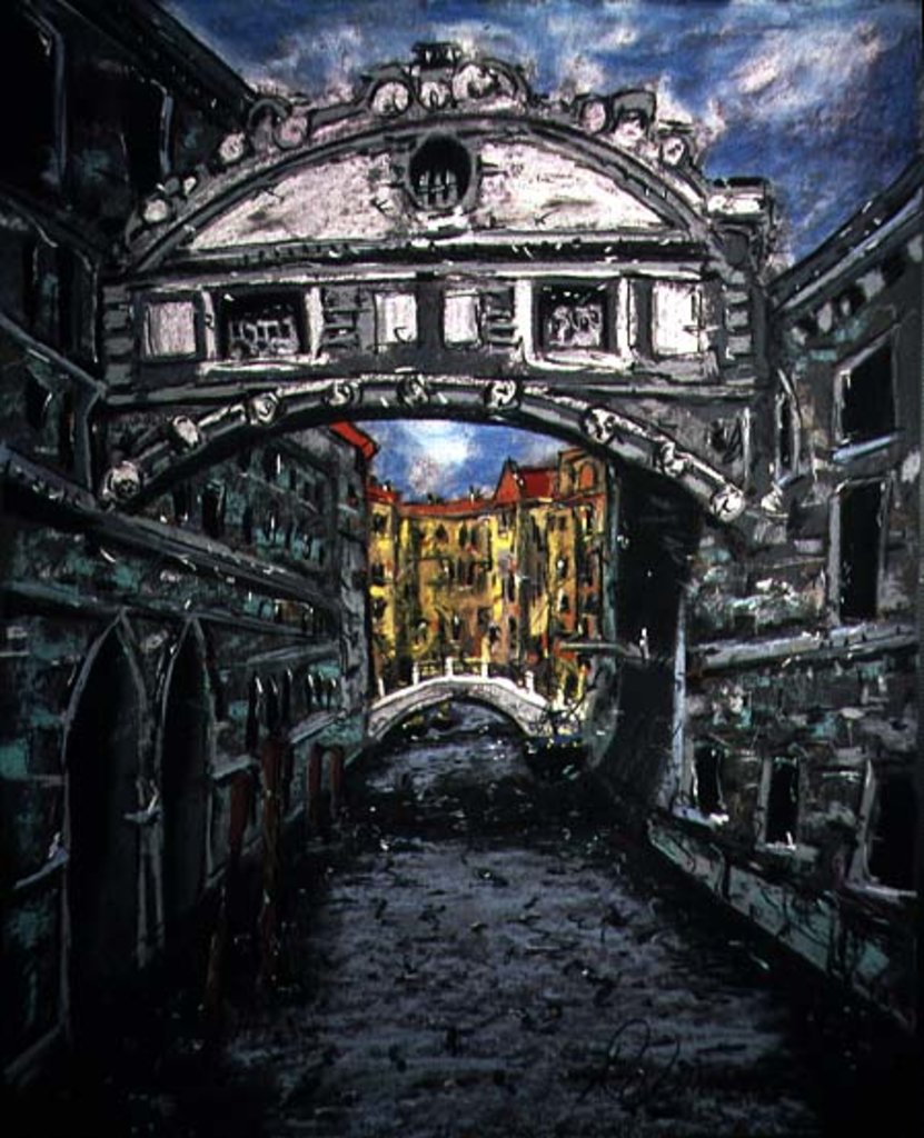 Detail of Venice 9, 1993 by Geoffrey Robinson