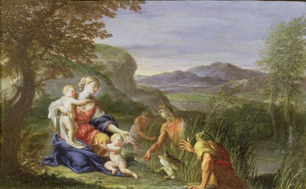 Detail of Latona and the Frogs by Francesco Trevisani