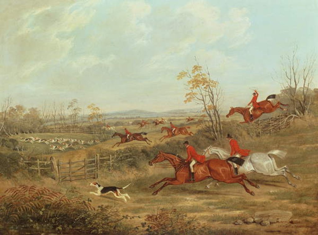 Detail of In Full Cry, 1846 by James Russell Ryott