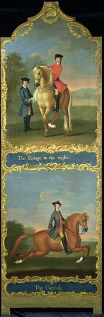 Detail of The Passage to the Right and The Capriole, c.1750 by Thomas of Pall Mall Butler