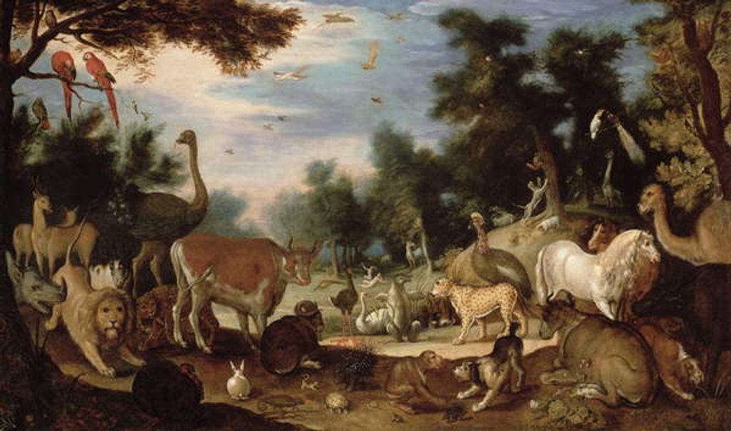 Detail of Garden of Eden by Jacob Bouttats