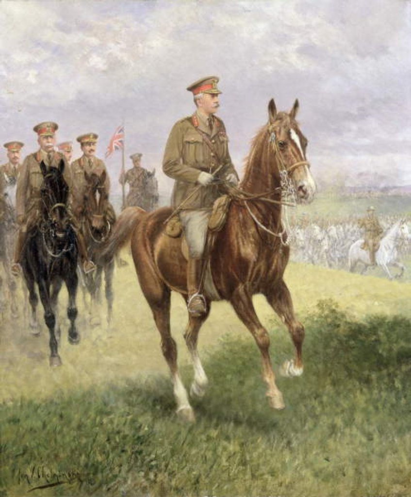 Detail of Field Marshal Haig by Jan van Chelminski