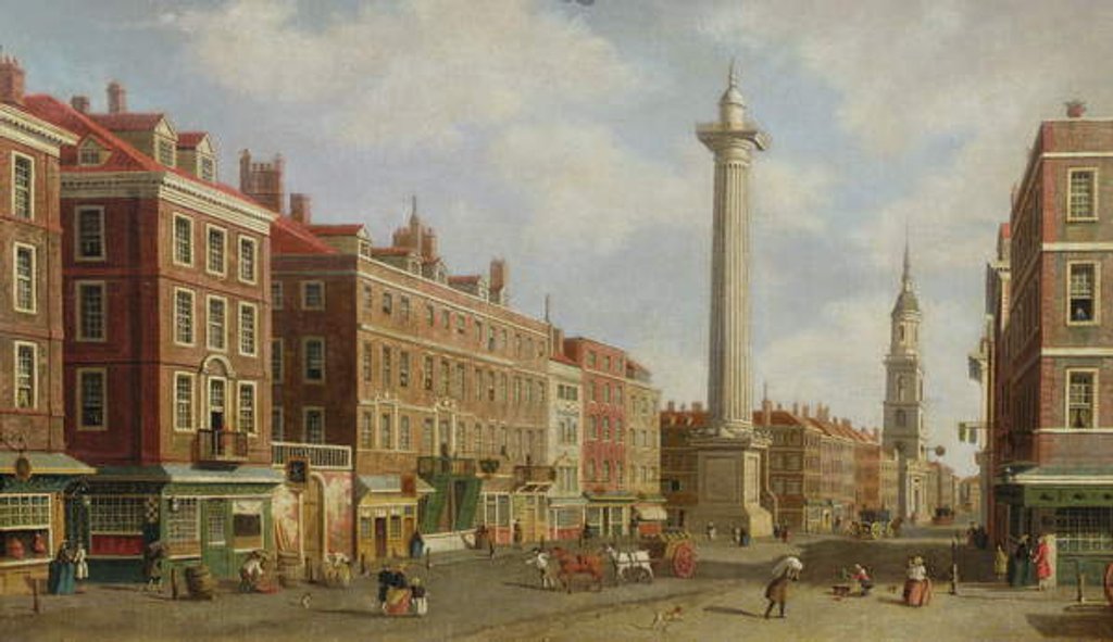 Detail of View of the Monument, c.1770 by William James