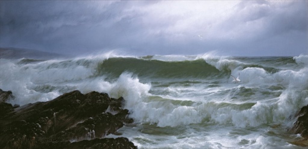 Detail of Rough Sea by David James