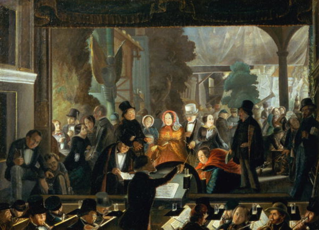 Detail of The Evening Performance by Andreas Schimpf