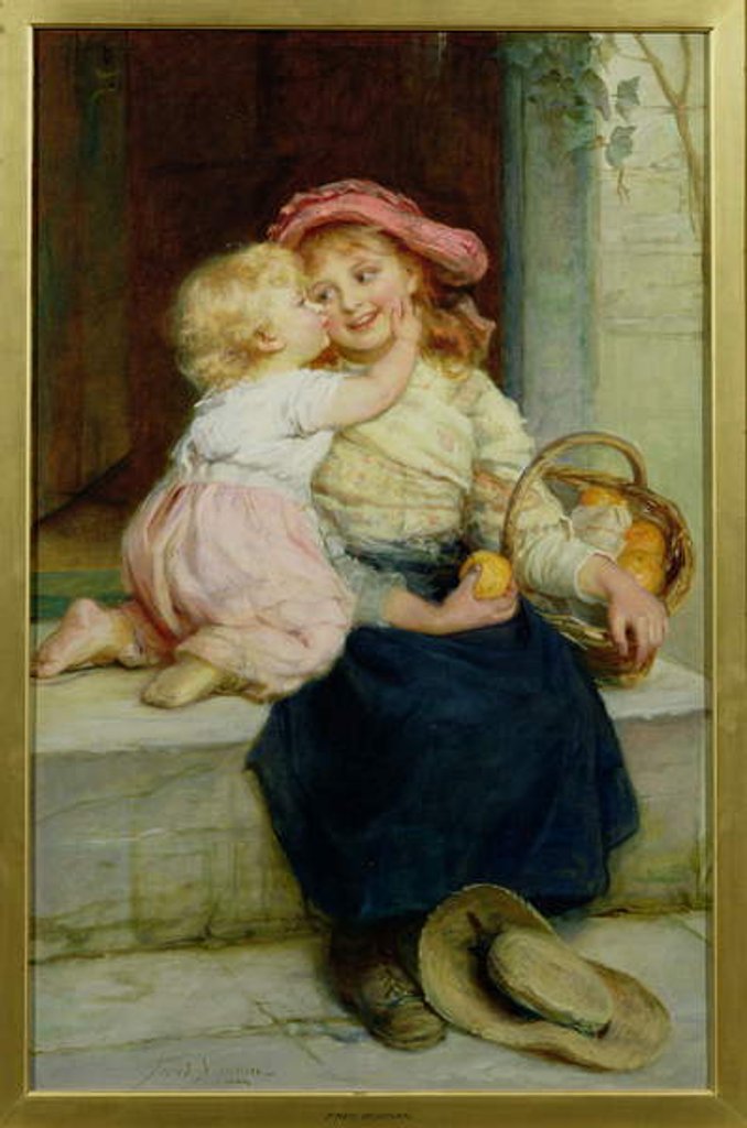 Detail of The Orange Seller by Frederick Morgan