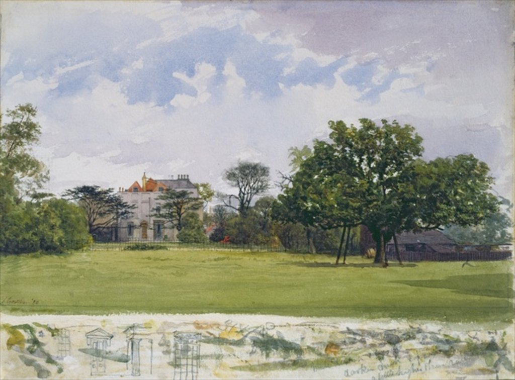 Detail of Side View of Turret House, Lambeth, 1880 by John Crowther