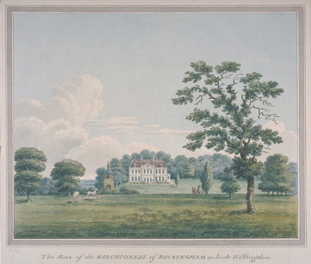 Detail of View of Hillingdon House, c.1820 by English School
