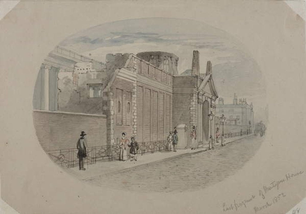 Detail of British Museum, 1852 by James Findlay