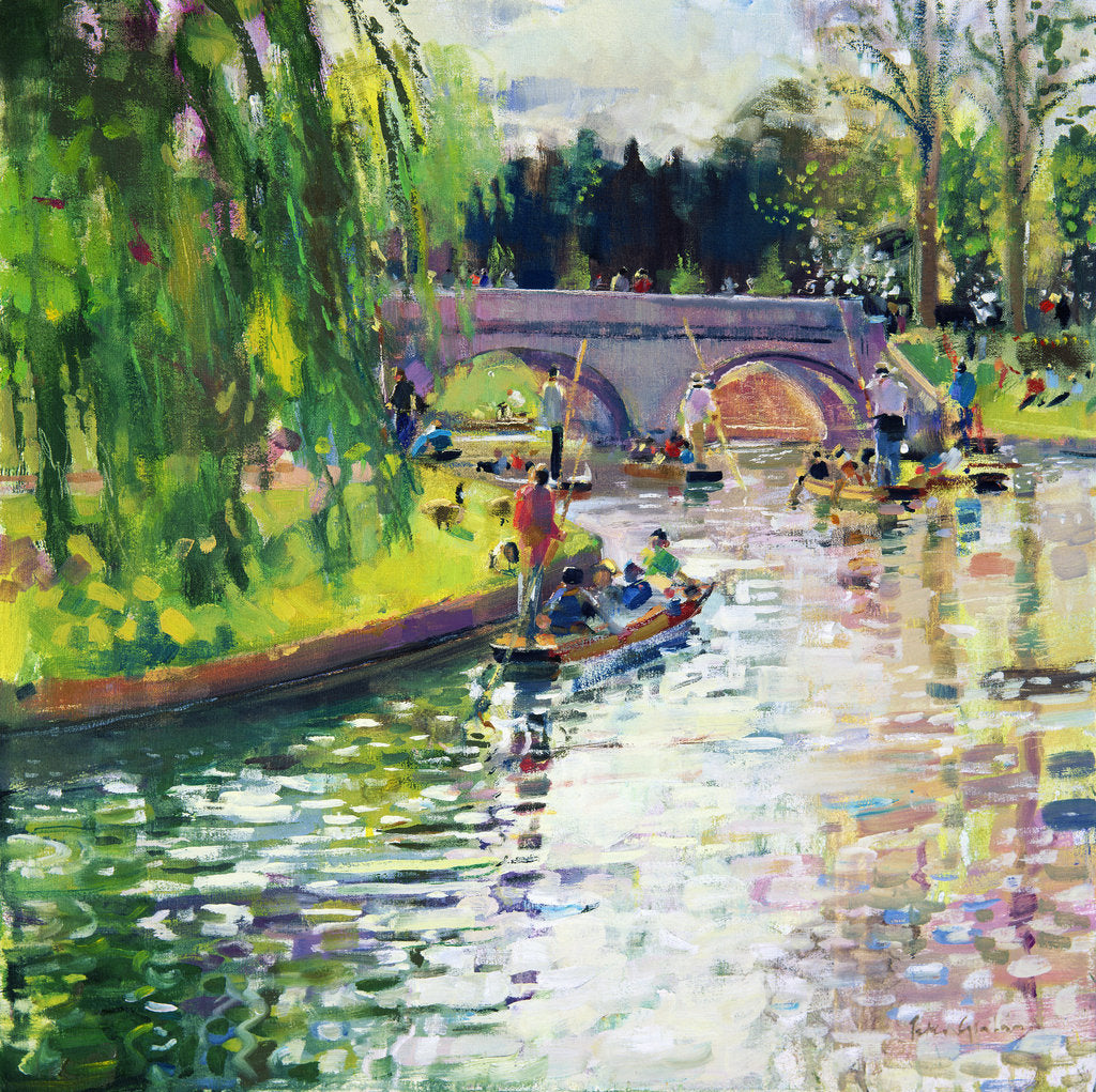 Detail of Glad Green Summer, 1997 by Peter Graham