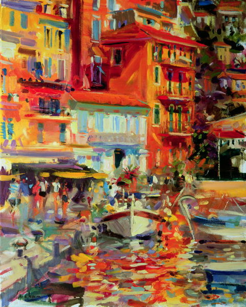 Detail of Reflections, Villefranche, 2002 by Peter Graham