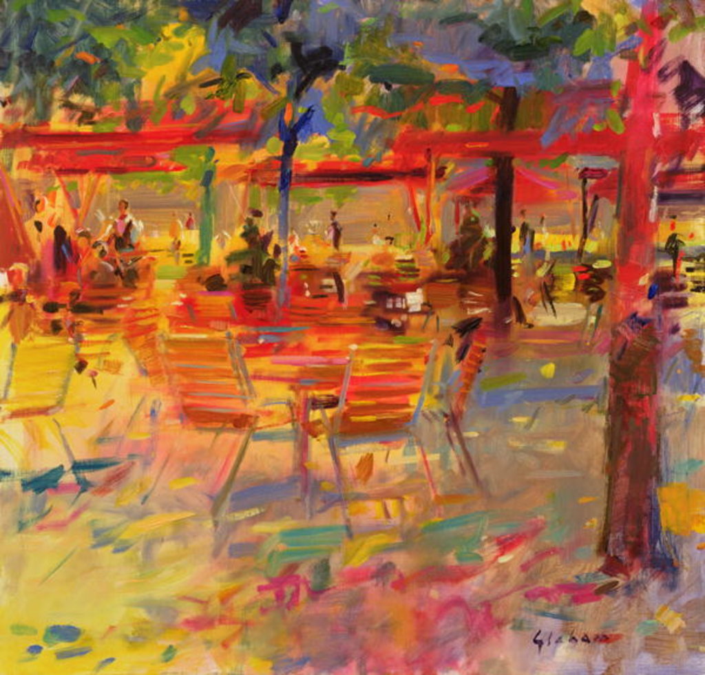 Detail of Lunch on the Terrace by Peter Graham