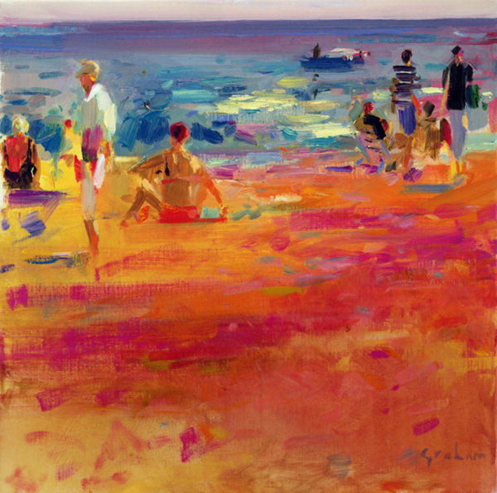 Detail of Scene de Plage by Peter Graham