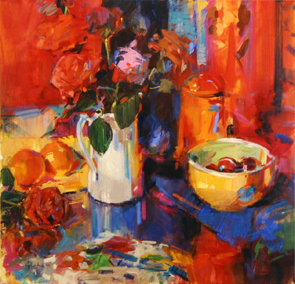 Detail of Candy Roses by Peter Graham