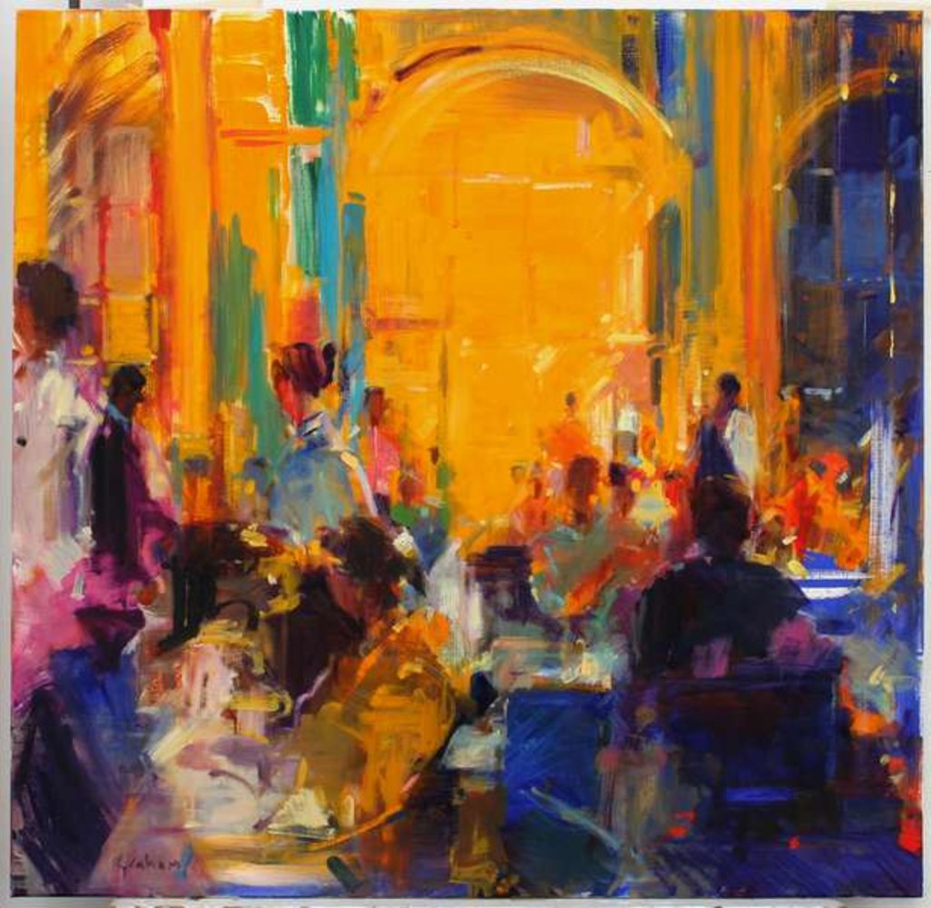 Detail of London Silver Service by Peter Graham