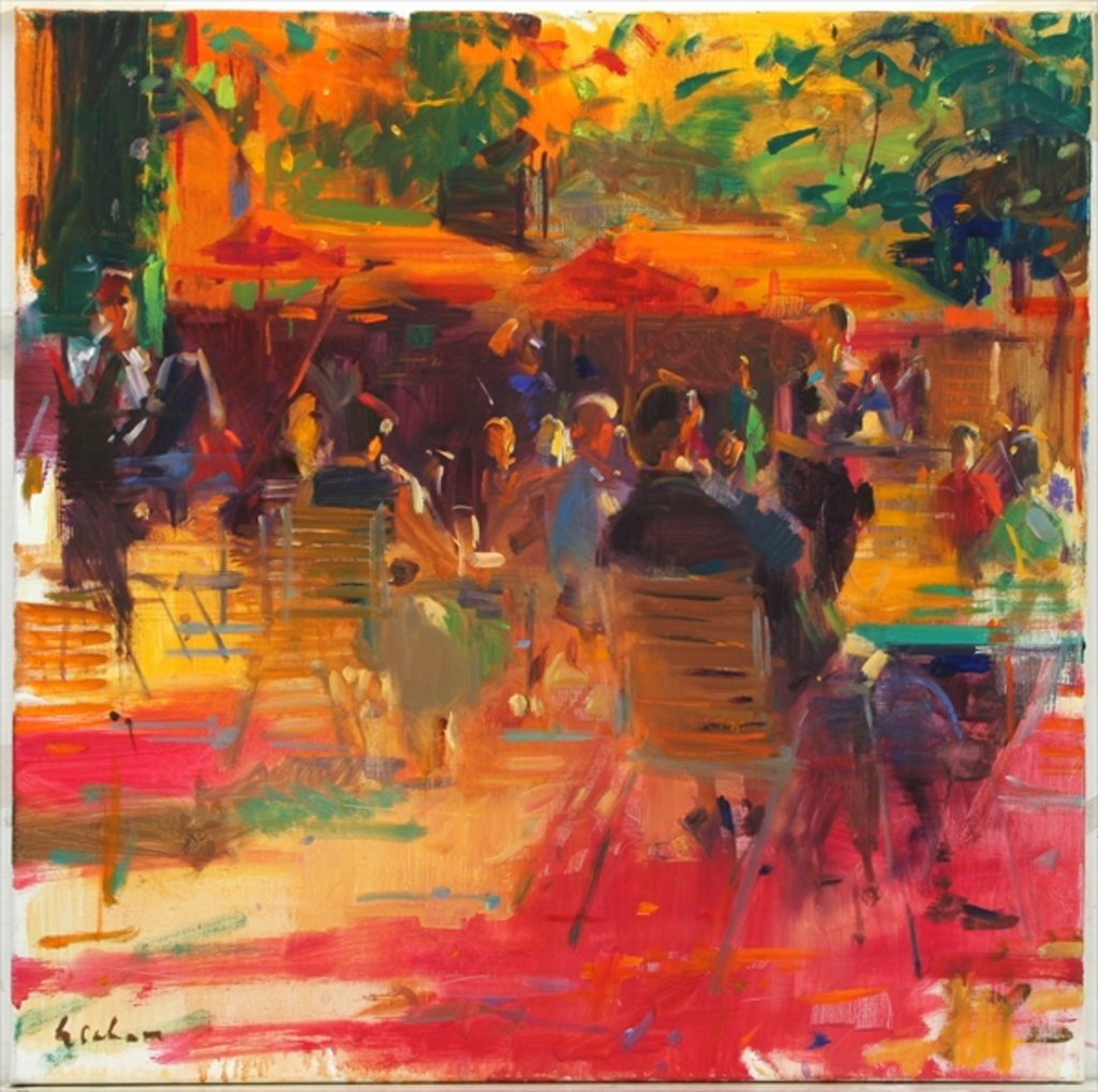 Detail of Maturing Sun, Paris by Peter Graham