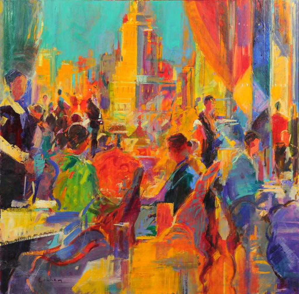 Detail of The Helmsley Park Lane, New York by Peter Graham