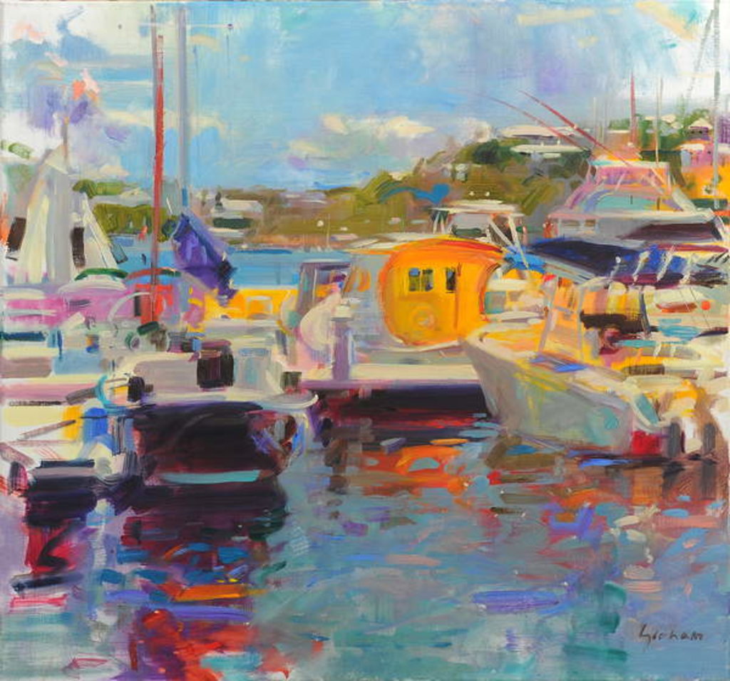 Detail of Bermuda Yachts by Peter Graham