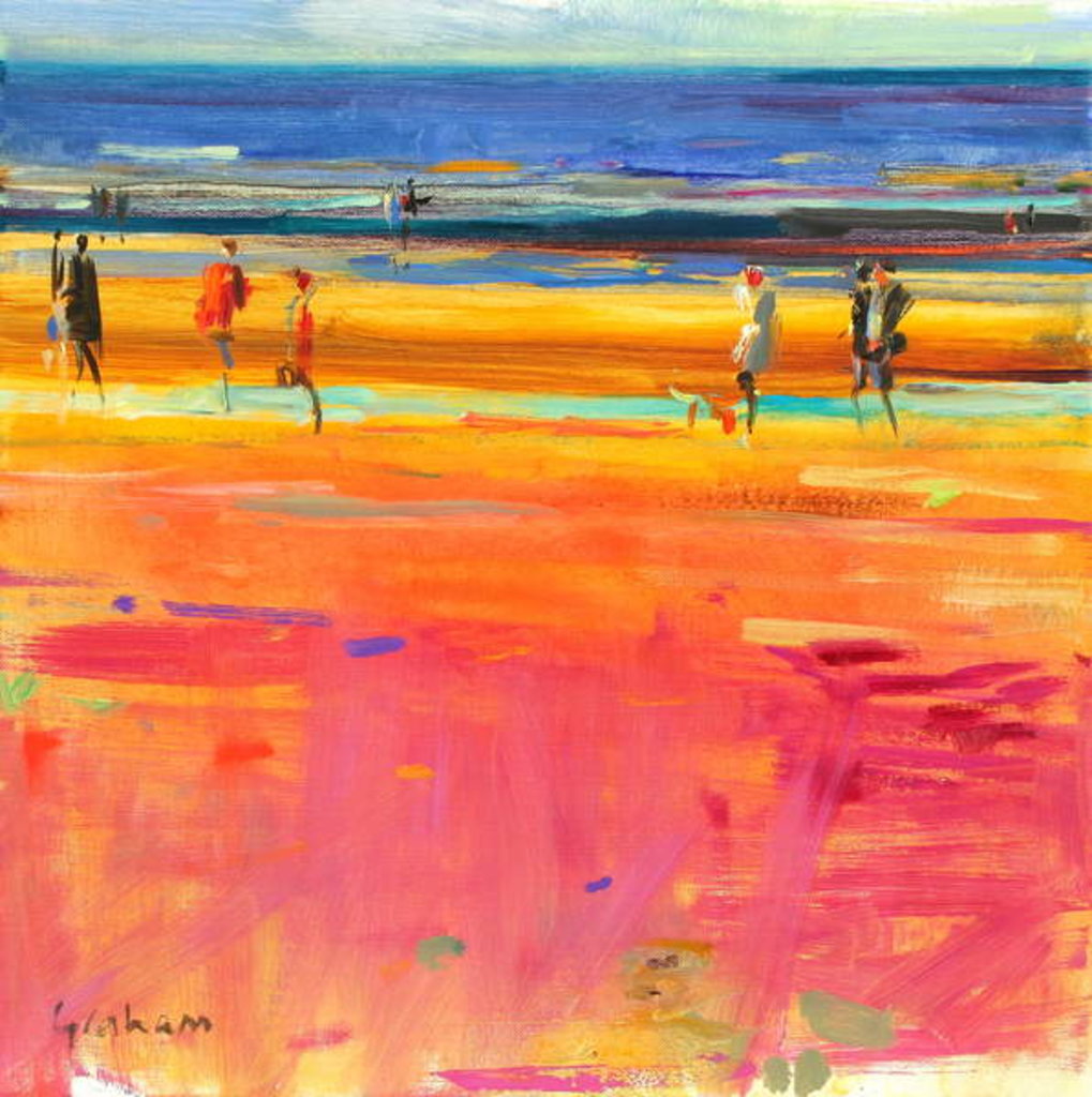 Detail of Boulevard de la Plage, 2011 by Peter Graham