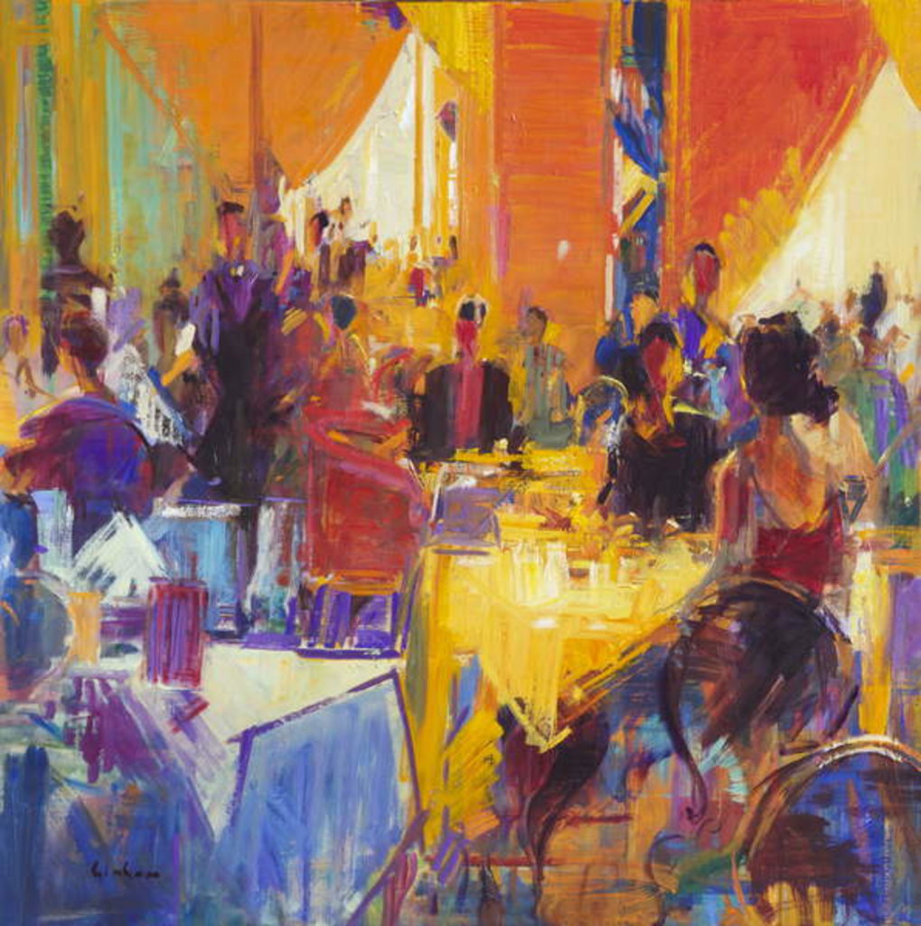 Detail of High Society, 2011 by Peter Graham