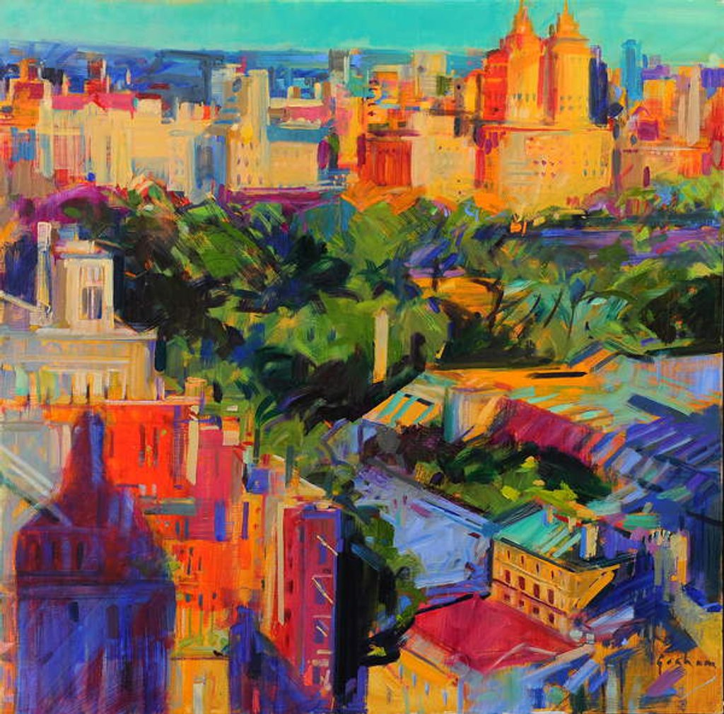 Detail of Above Central Park 2019 by Peter Graham