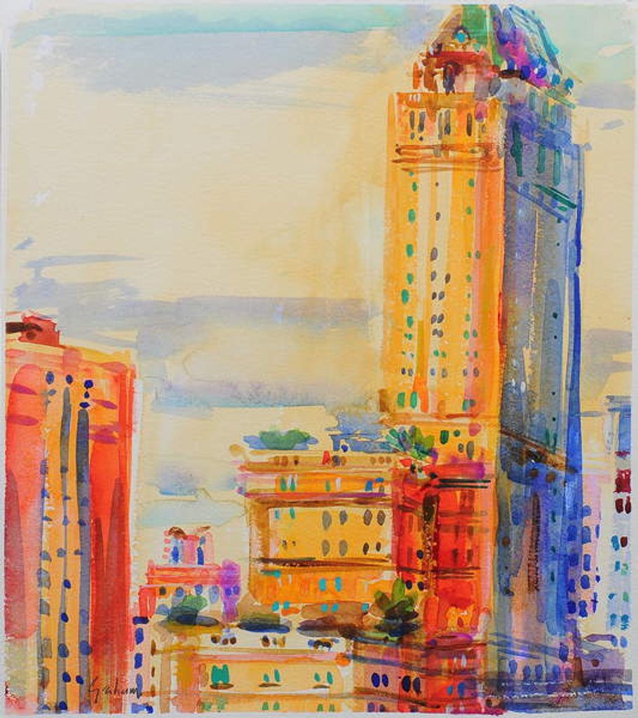 Detail of The Pierre, New York by Peter Graham