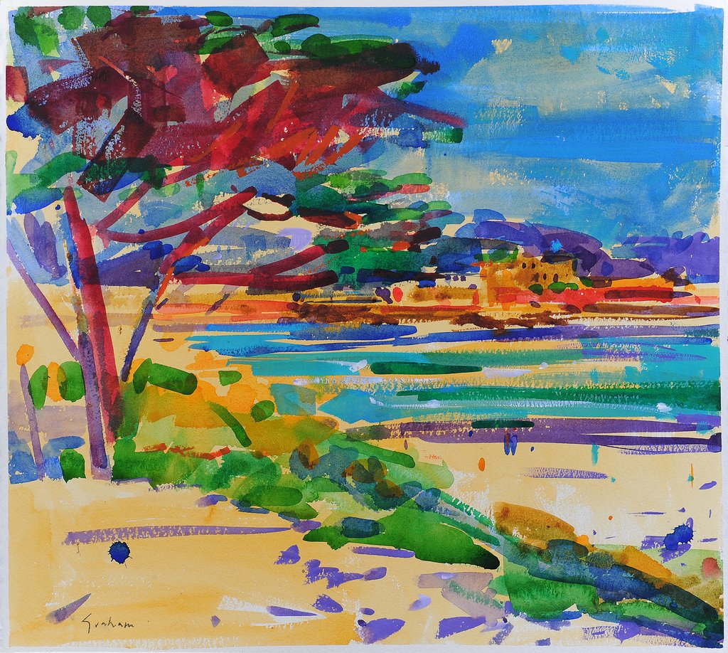 Detail of High Dune, Carmel-by-the-Sea, 2022 by Peter Graham