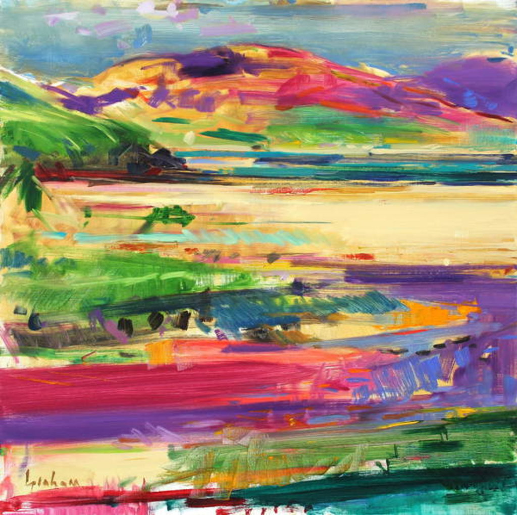 Detail of Luskintyre, Harris, 2012 by Peter Graham