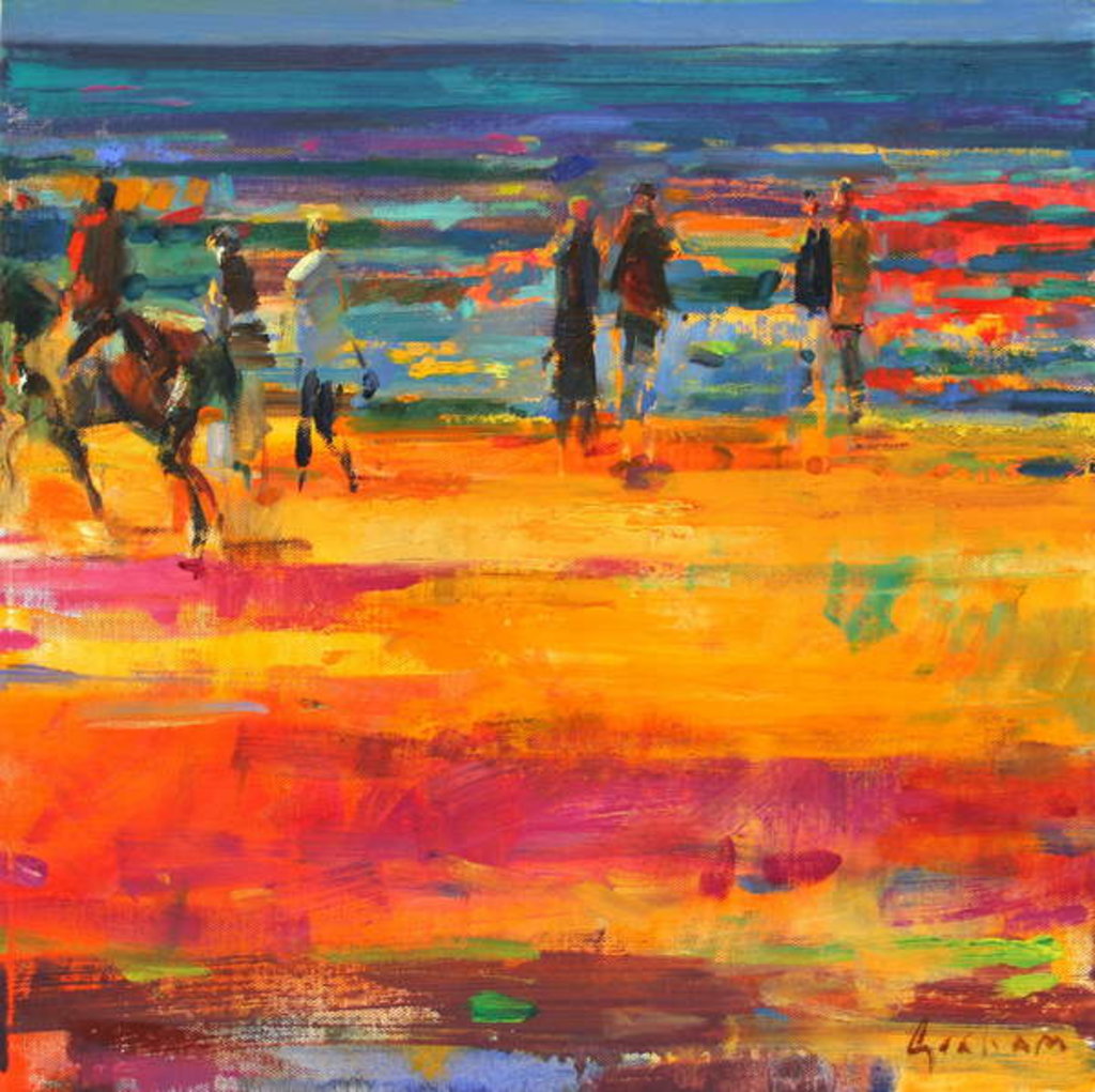 Detail of The Canter, Paris Plage by Peter Graham