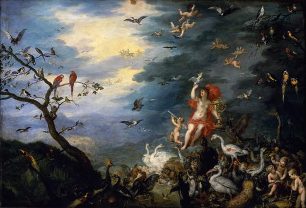 Detail of The Allegory of Air, from a series on the 'Allegory of the Elements', 1621 by Jan the Elder Brueghel